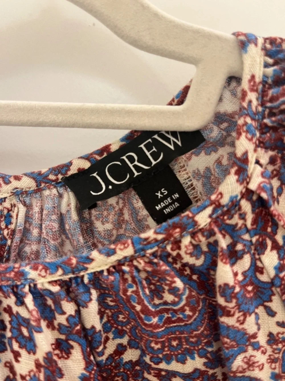 J. Crew Palermo Smocked-Waist Linen Mini Dress‎ in Floral Bouquet, XS